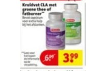 kruidvat cla met groene thee of fatburner