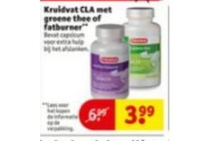 kruidvat cla met groene thee of fatburner