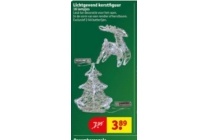 lichtgevend kerstfiguur