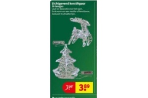 lichtgevend kerstfiguur