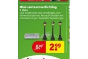 mini lantaarnverlichting