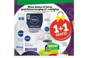 nivea dames of heren gezichtsverzorging of reiniging