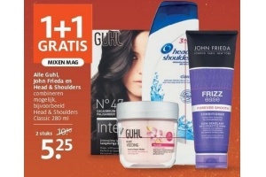 alle guhl john frieda en head en shoulders