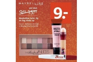 maybelline teint lip en oog make up