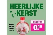 kerst exotic drink