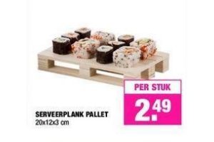 serveerplank pallet