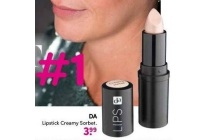 da lipstick creamy sorbet