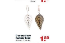 decoratief hanger blad