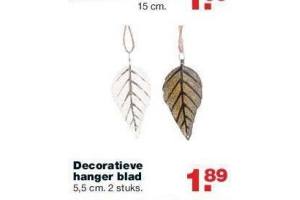 decoratief hanger blad