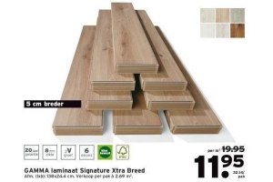 gamma laminaat signature xtra breed