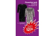 fluwelen jurk