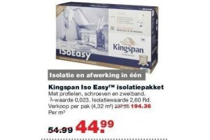 kingspan iso easy isolatiepakket