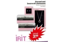 sieraad met swarovski elementen