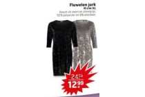 fluwelen jurk m t m xl