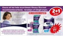 hele assortiment always discreet