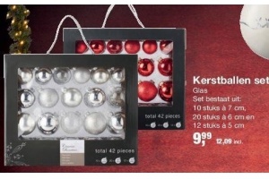 kerstballen set