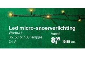 led micro snoerverlichting