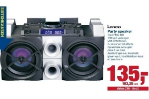 lenco party speaker