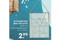 hangframe glas met print