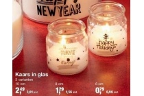 kaars in glas