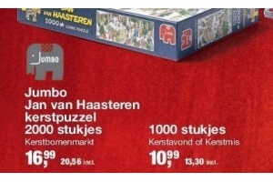 jumbo jan van haasteren kerstpuzzel 1000 stukjes
