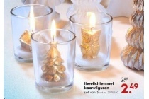 theelichten met kaarsfiguren