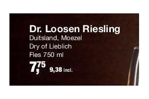 dr loosen riesling