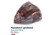 haasbout gevliesd