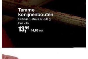 tamme konijnenbouten