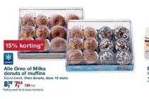 alle oreo of milka donuts of muffins