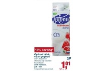 optimel drink vla of yoghurt