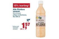 alle rimboe sauzen