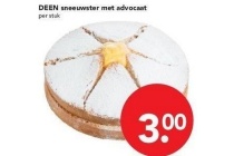 deen sneeuwster met advocaat