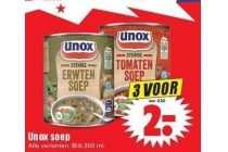 unox soep in blik