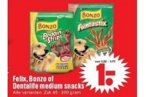 felix bonzo of dentalife medium snacks