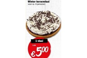 winter kersenvlaai