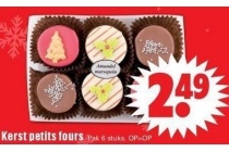 kerst petits fours
