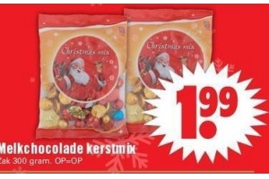 melkchocolade kerstmix