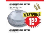 luxe porseleinen servies