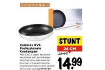 cuisinox rvs professoinele koekenpan