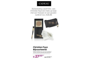 gratis christian faye make up tasje