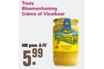 traay bloemenhoning creme of vloeibaar