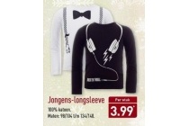 jongens longsleeve