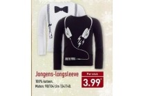 jongens longsleeve