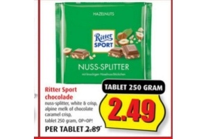 ritter sport chocolade