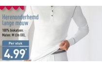 herenonderhemd lange mouw