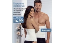 rugwarmers met lamswol