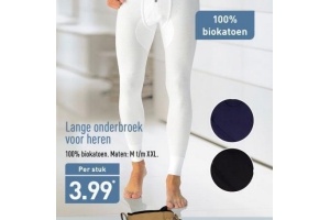 lange onderbroek voor heren