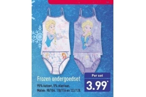 frozen ondergoedset