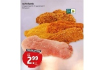 schnitzels ongepaneerd of gepaneerd